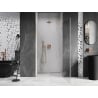 Mexen Lunar-B Right Hinged Shower Door 100 cm, Transparent, Brushed Copper - 832-100-000-65-00-P