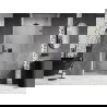 Mexen Lunar-B shower doors right opening 70 cm, transparent, brushed gun gray - 832-070-000-66-00-P