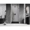 Mexen Lunar-B 85 cm Right Hinged Shower Door, Transparent, Brushed Gun Gray - 832-085-000-66-00-P