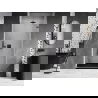 Mexen Lunar-B shower door right hinged 95 cm, transparent, brushed gun gray - 832-095-000-66-00-P