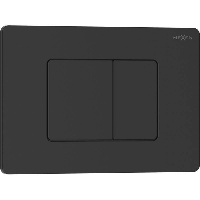 Mexen Tex 05 flush button stainless steel, matte black - 6105-02