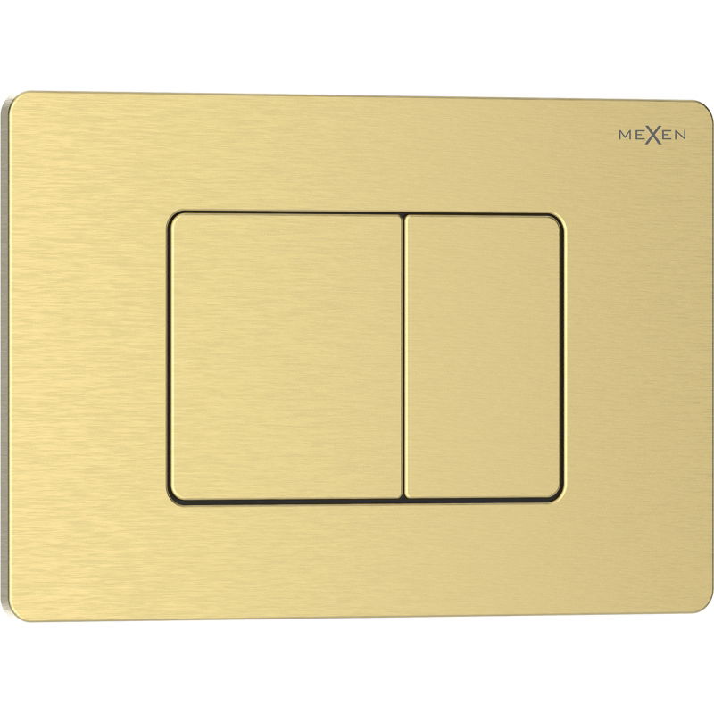 Mexen Tex 05 flush button stainless steel, brushed gold - 6105-11
