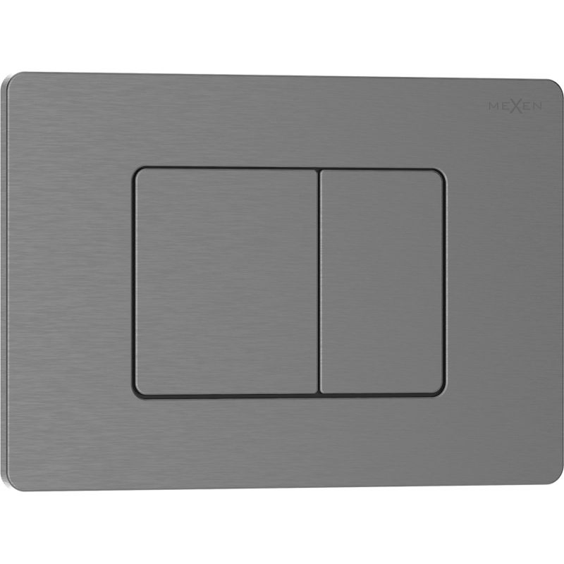 Mexen Tex 05 flush button stainless steel, brushed gun gray - 6105-12
