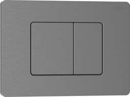 Mexen Tex 05 flush button stainless steel, brushed gun gray - 6105-12