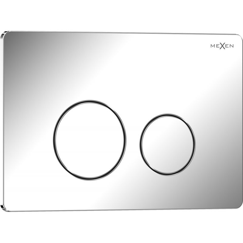 Mexen Tex 06 flush button stainless steel, glossy chrome - 6106-03