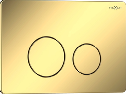 Mexen Tex 06 flush button stainless steel, glossy champagne gold - 6106-08
