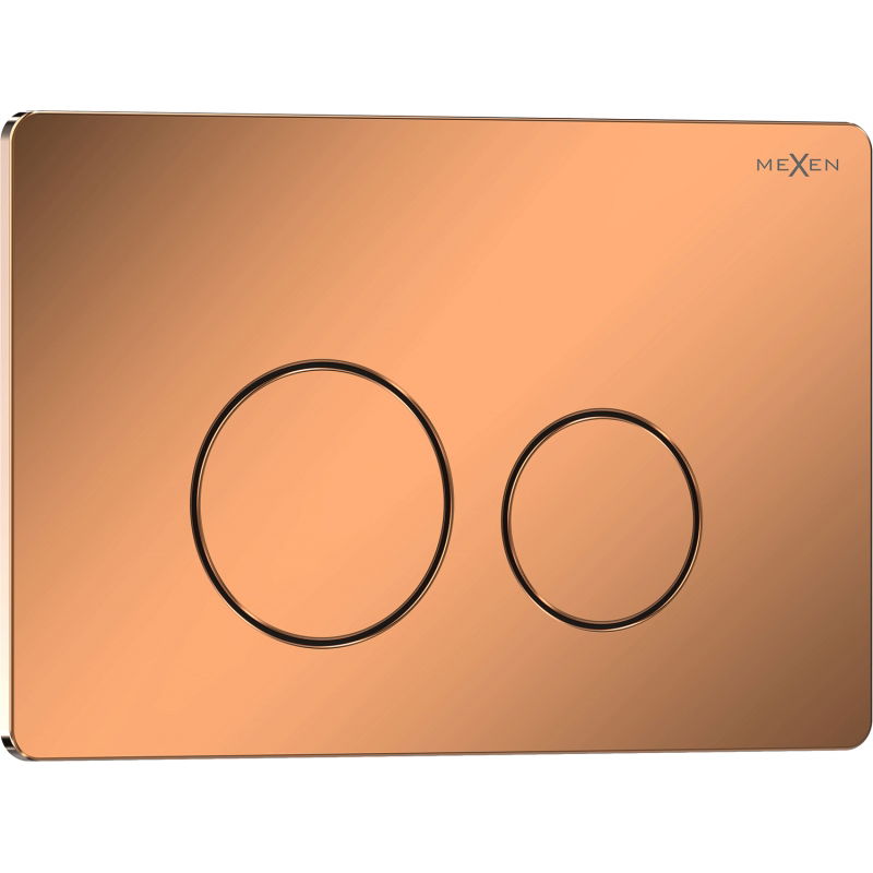 Mexen Tex 06 flushing button stainless steel, shiny rose gold - 6106-09