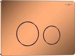 Mexen Tex 06 flush button stainless steel, shiny rose gold - 6106-09