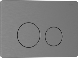 Mexen Tex 06 flush button stainless steel, brushed gun gray - 6106-12