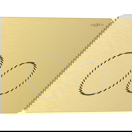 Mexen Tex 06 flush button stainless steel, brushed gold - 6106-11