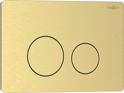 Mexen Tex 06 flush button stainless steel, brushed gold - 6106-11