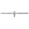 Mexen Flat 360° Super Slim swivel linear drain 80 cm, Chrome - 1051080