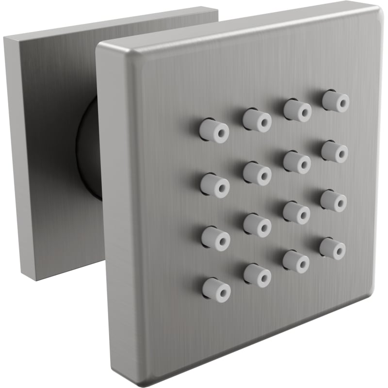 Mexen Cube surface-mounted side shower nozzle, brushed gun gray - 79360-66