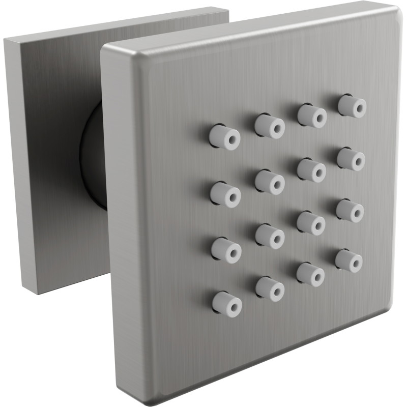 Mexen surface-mounted side nozzle, gun gray brushed - 79360-66