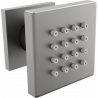 Mexen Cube surface-mounted side shower nozzle, brushed gun gray - 79360-66