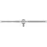 Mexen Flat 360° Super Slim swivel linear drain 130 cm, Chrome - 1051130