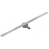 Mexen Flat 360° Super Slim swivel linear drain 140 cm, Chrome - 1051140