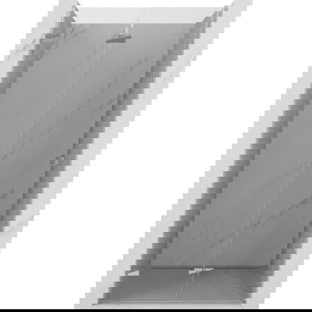 Mexen Lunar-F Left Folding Shower Door 80 cm, Transparent, Chrome - 836-080-000-01-00-L