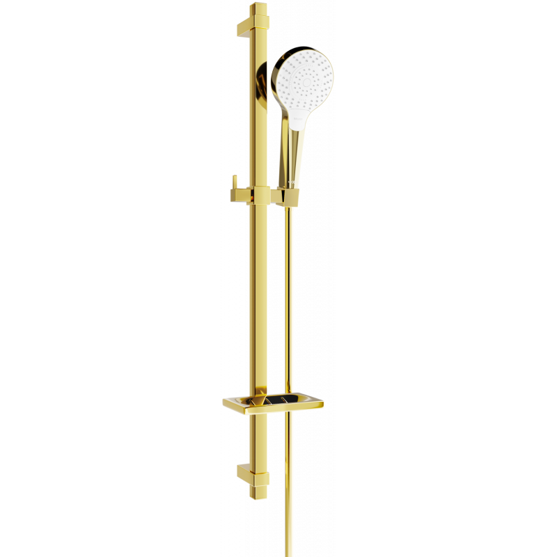 Mexen DQ05 adjustable shower set, gold - 785054581-50