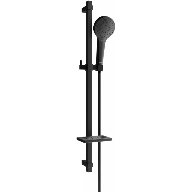 Mexen DQ05 sliding shower set, Black - 785054581-70
