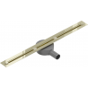 Mexen Flat 360° Super Slim swivel linear drain 70 cm, Gold - 1551070