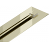 Mexen Flat 360° Super Slim swivel linear drain 80 cm, Gold - 1551080