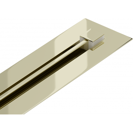 Mexen Flat 360° Super Slim swivel linear drain 90 cm, Gold - 1551090