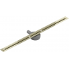 Mexen Flat 360° Super Slim swivel linear drain 90 cm, Gold - 1551090