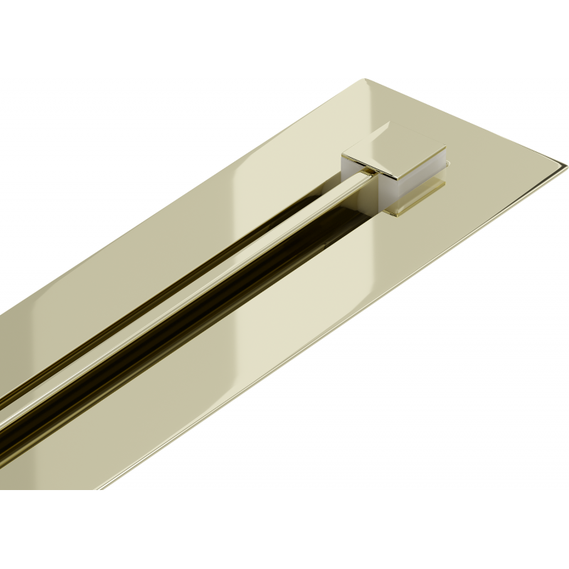 Mexen Flat 360° Super Slim swivel linear drain 110 cm, Gold - 1551110