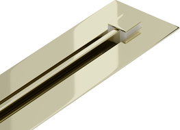 Mexen Flat 360° Super Slim swivel linear drain 110 cm, Gold - 1551110