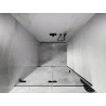 Mexen Lunar-F left hinged shower door 85 cm, transparent, gun gray brushed - 836-085-000-66-00-L