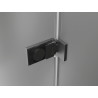 Mexen Lunar-F left hinged shower door 85 cm, transparent, gun gray brushed - 836-085-000-66-00-L