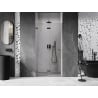 Mexen Lunar-F shower foldable doors left 95 cm, transparent, gun gray brushed - 836-095-000-66-00-L