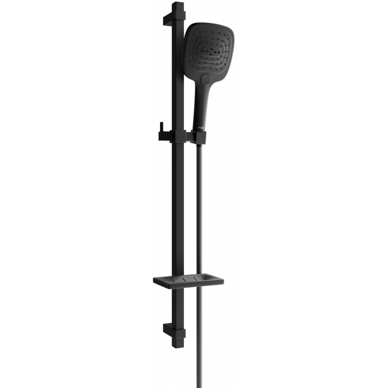 Mexen DQ17 sliding shower set, Black - 785174581-70
