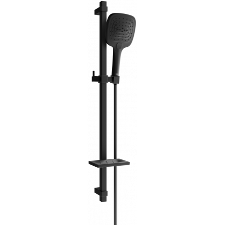 Mexen DQ17 sliding shower set, Black - 785174581-70