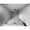 Mexen Lunar-F folding shower door left 90 cm, transparent, gun metal - 836-090-000-95-00-L