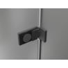 Mexen Lunar-F folding shower door left 90 cm, transparent, gun metal - 836-090-000-95-00-L