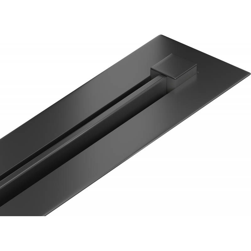 Mexen Flat 360° Super Slim swivel linear drain 60 cm, Black - 1751060