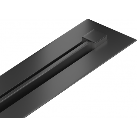 Mexen Flat 360° Super Slim swivel linear drain 60 cm, Black - 1751060