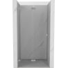 Mexen Lunar-F folding shower door left 95 cm, transparent, brushed nickel - 836-095-000-97-00-L