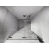 Mexen Lunar-F folding shower door left 95 cm, transparent, brushed nickel - 836-095-000-97-00-L