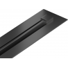 Mexen Flat 360° Super Slim swivel linear drain 130 cm, Black - 1751130
