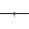 Mexen Flat 360° Super Slim swivel linear drain 130 cm, Black - 1751130