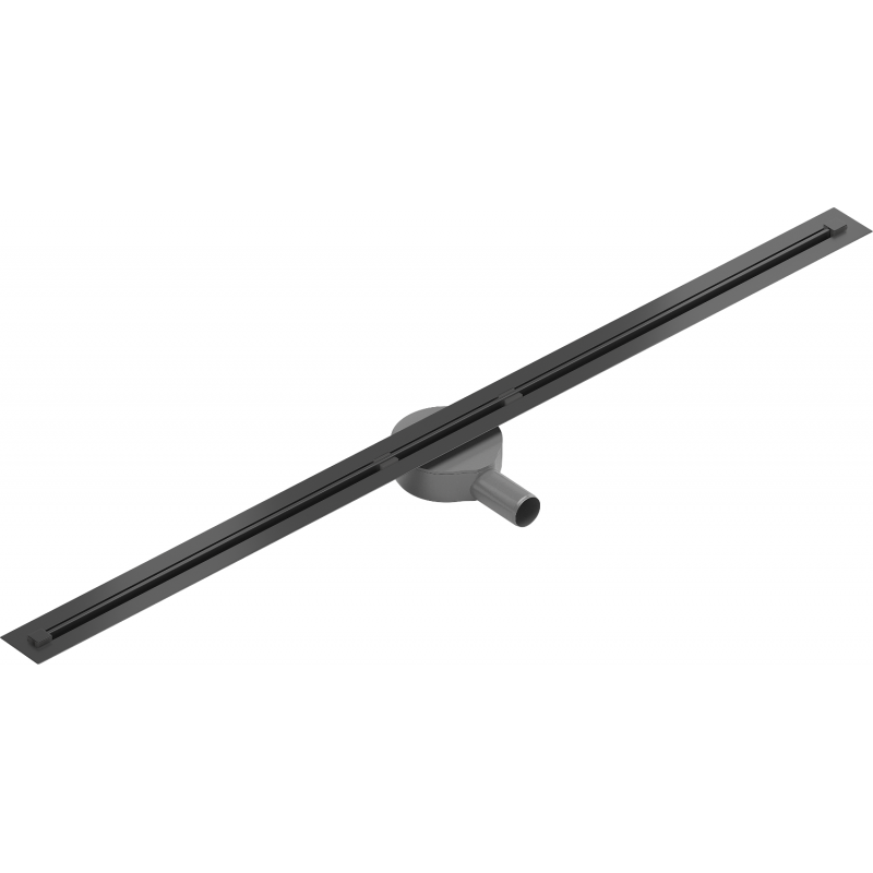 Mexen Flat 360° Slim Flat 360° Super Slim rotary linear drain 130 cm, black - 1751130