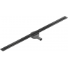 Mexen Flat 360° Super Slim swivel linear drain 130 cm, Black - 1751130