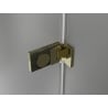 Mexen Lunar-F folding shower door right 90 cm, transparent, gold - 836-090-000-50-00-P