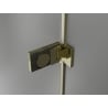 Mexen Lunar-F folding shower door right 90 cm, transparent, gold - 836-090-000-50-00-P