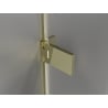Mexen Lunar-F folding shower door right 90 cm, transparent, gold - 836-090-000-50-00-P