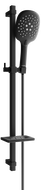 Mexen DQ22 sliding shower set, Black - 785224581-70