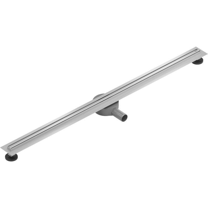 Mexen Flat 360° Slim 130 cm Rotating Linear Drain, Inox - 1041130